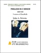 Prelude in C Minor, BWV 549 Handbell sheet music cover